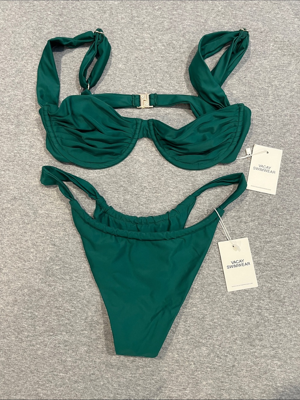 Vacay Swimwear Rhodes bikini XL, BNWT